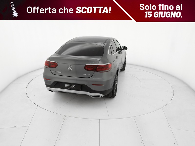 Mercedes GLC Coupè coupe 220 d sport 4matic auto diesel grigio