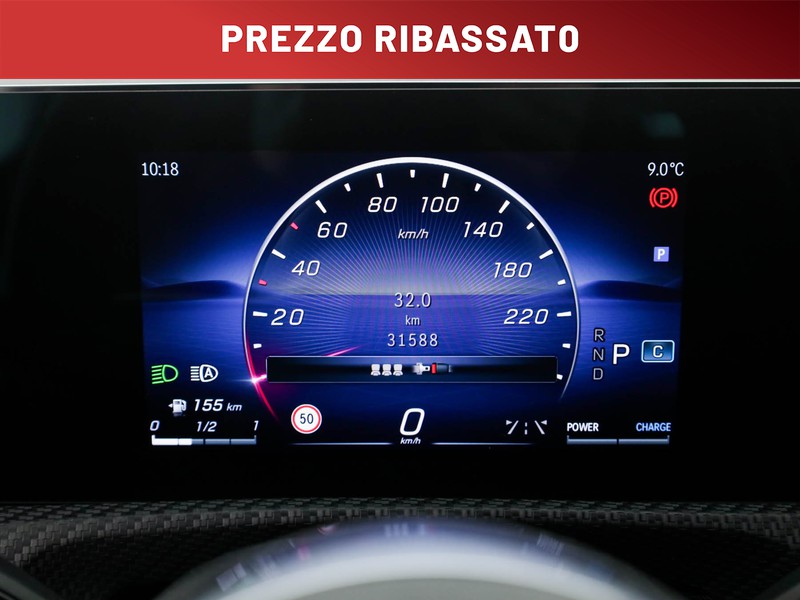 Mercedes Classe A 180 advanced auto ibrido nero