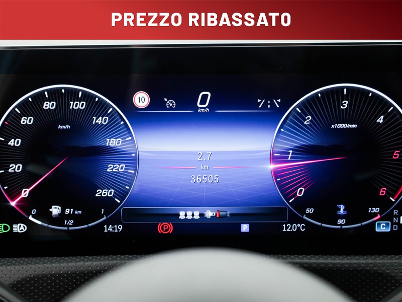 Mercedes Classe A 200 d amg line advanced plus auto diesel bianco