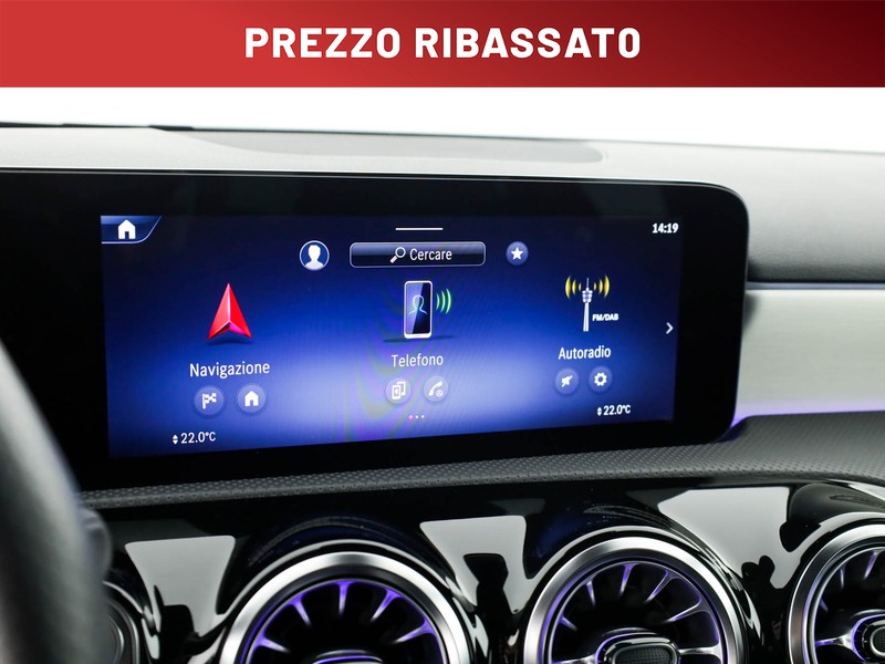 Mercedes Classe A 200 d amg line advanced plus auto diesel bianco
