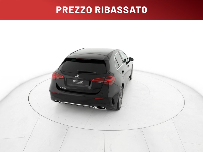Mercedes Classe A 180 d amg line advanced auto diesel nero