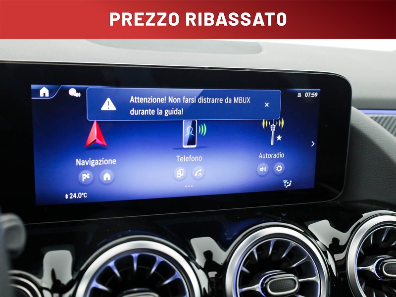Mercedes GLA 180 d amg line advanced plus auto diesel bianco