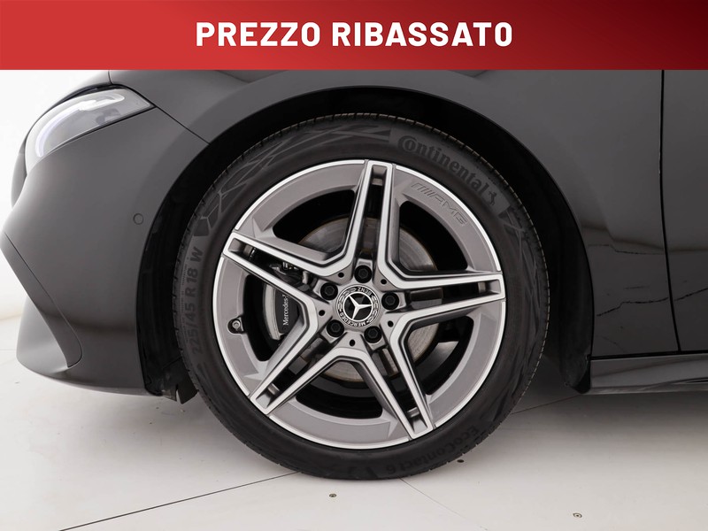 Mercedes Classe A 180 amg line advanced plus auto ibrido nero