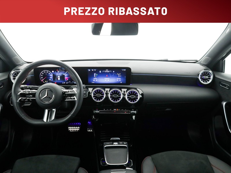 Mercedes Classe A 180 amg line advanced plus auto ibrido nero