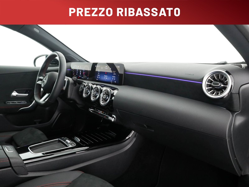 Mercedes Classe A 180 amg line advanced plus auto ibrido nero