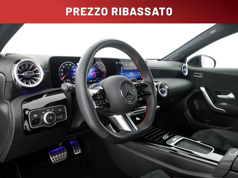 Mercedes Classe A 180 amg line advanced plus auto ibrido nero