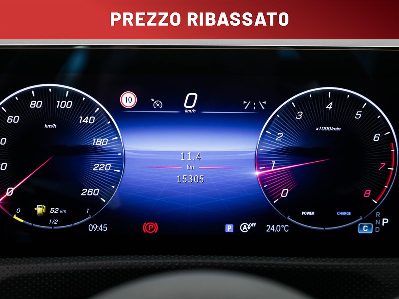 Mercedes Classe A 180 amg line advanced plus auto ibrido nero