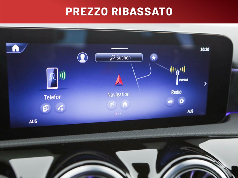 Mercedes Classe A 180 amg line advanced plus auto ibrido nero