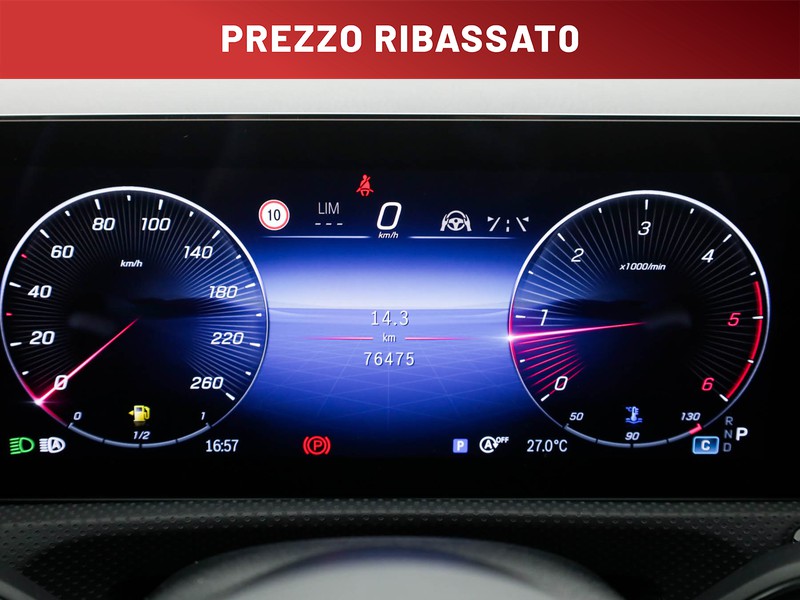 Mercedes Classe A 180 d amg line advanced plus auto diesel nero