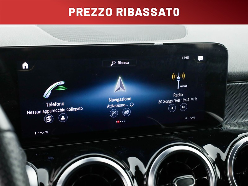 Mercedes GLB 180 d premium auto diesel argento