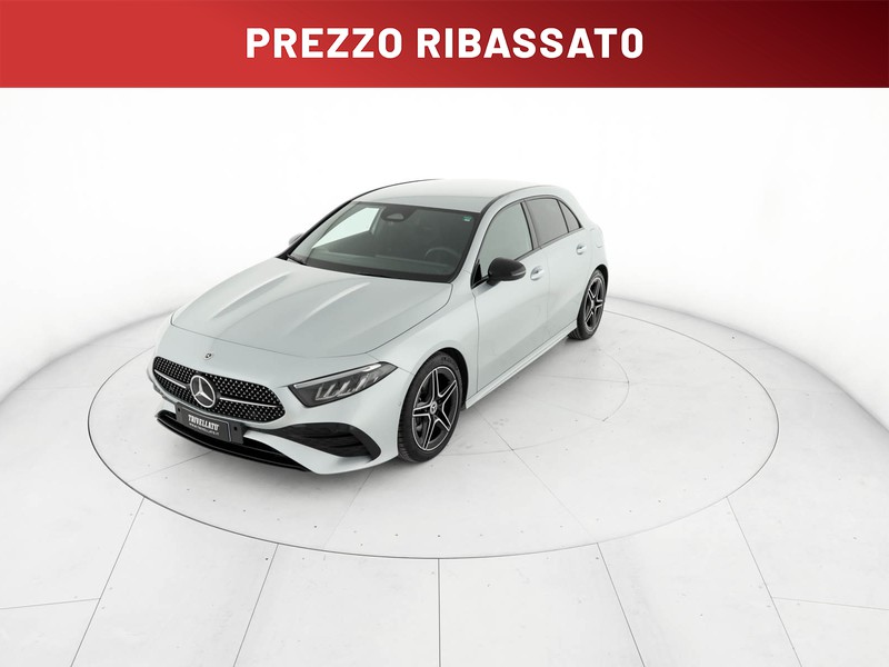 Mercedes Classe A 180 d amg line advanced plus auto diesel argento