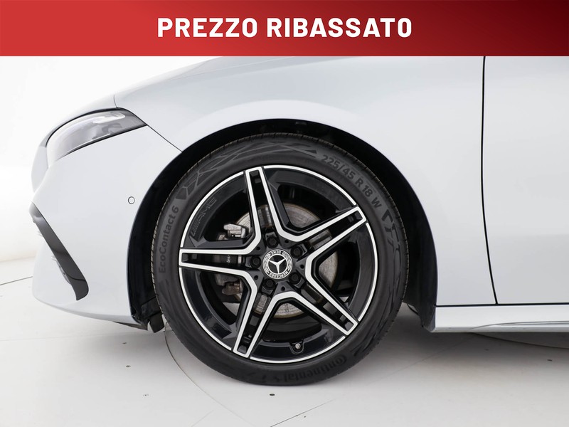 Mercedes Classe A 180 d amg line advanced plus auto diesel argento