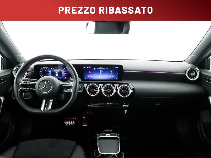 Mercedes Classe A 180 d amg line advanced plus auto diesel argento