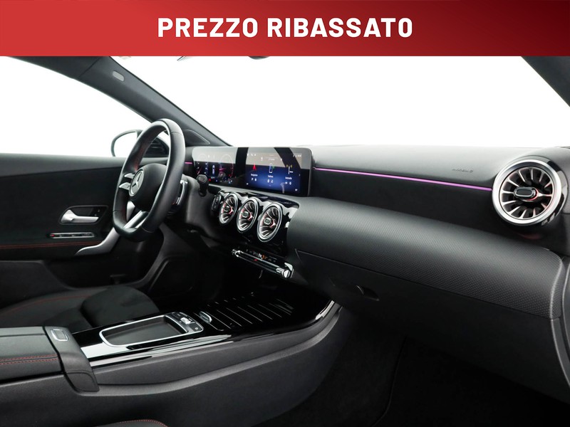 Mercedes Classe A 180 d amg line advanced plus auto diesel argento
