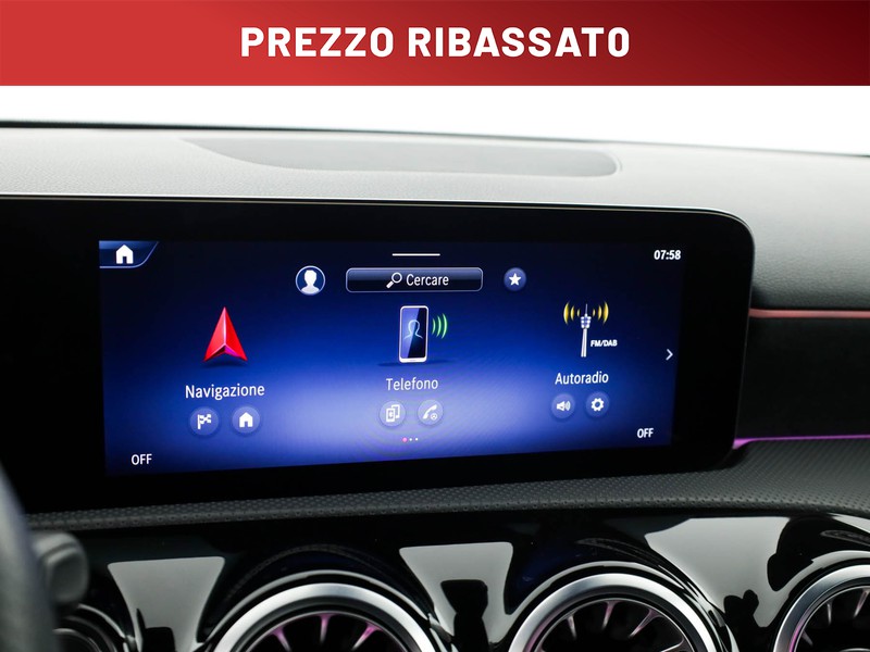 Mercedes Classe A 180 d amg line advanced plus auto diesel argento