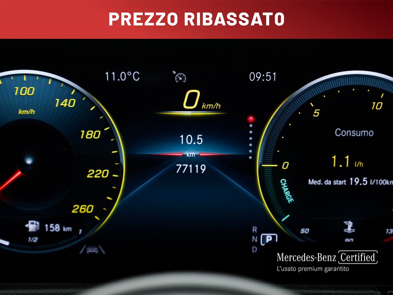 Mercedes GLB 200 d business extra auto diesel blu/azzurro