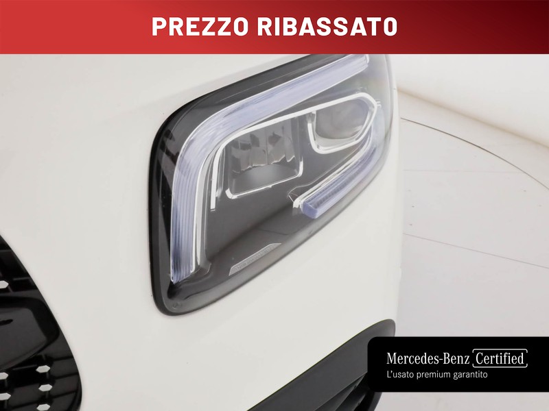 Mercedes GLB 200 d premium auto diesel bianco