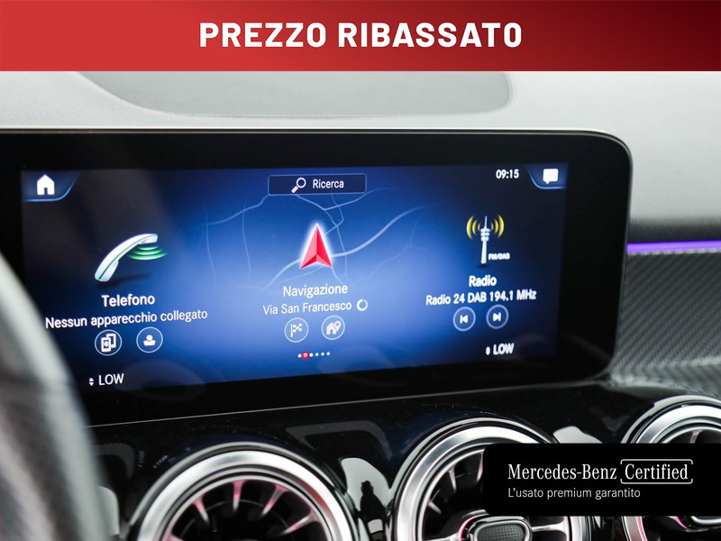 Mercedes GLB 200 d premium auto diesel bianco