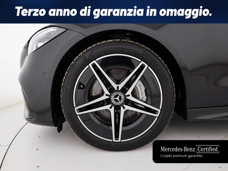 Mercedes Classe C Berlina 200 d mhev amg line advanced plus auto ibrido nero