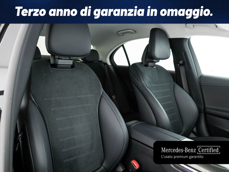 Mercedes Classe C Berlina 200 d mhev amg line advanced plus auto ibrido nero