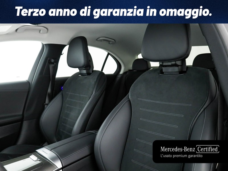 Mercedes Classe C Berlina 200 d mhev amg line advanced plus auto ibrido nero