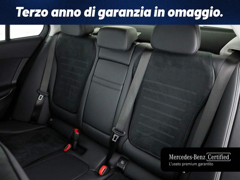 Mercedes Classe C Berlina 200 d mhev amg line advanced plus auto ibrido nero