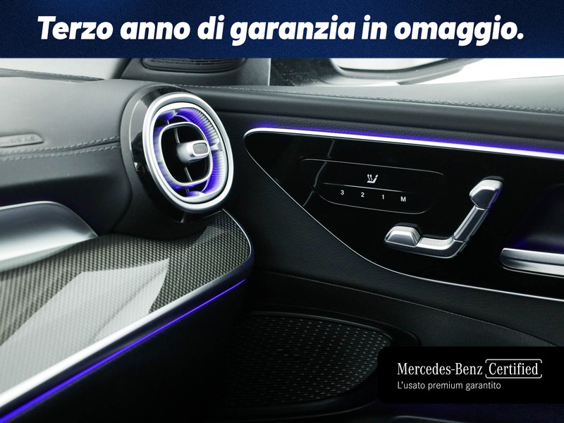 Mercedes Classe C Berlina 200 d mhev amg line advanced plus auto ibrido nero