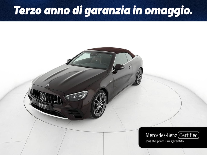 AMG Classe E Cabrio e cabrio amg 53 mhev (eq-boost) 4matic + auto my20 ibrido rosso