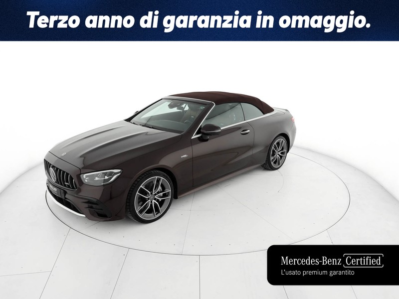 AMG Classe E Cabrio e cabrio amg 53 mhev (eq-boost) 4matic + auto my20 ibrido rosso