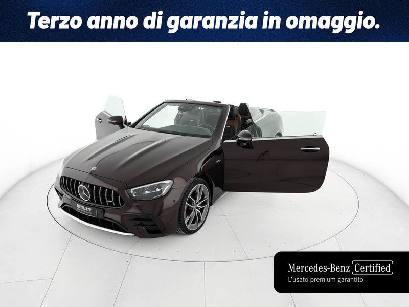 AMG Classe E Cabrio e cabrio amg 53 mhev (eq-boost) 4matic + auto my20 ibrido rosso
