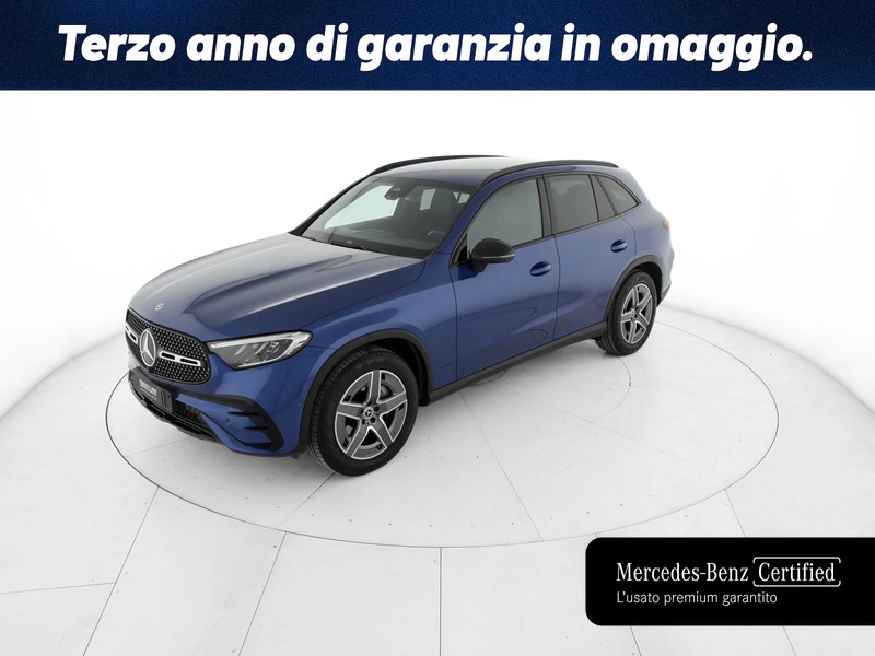 Mercedes GLC 220 d amg line advanced plus 4matic auto ibrido blu/azzurro
