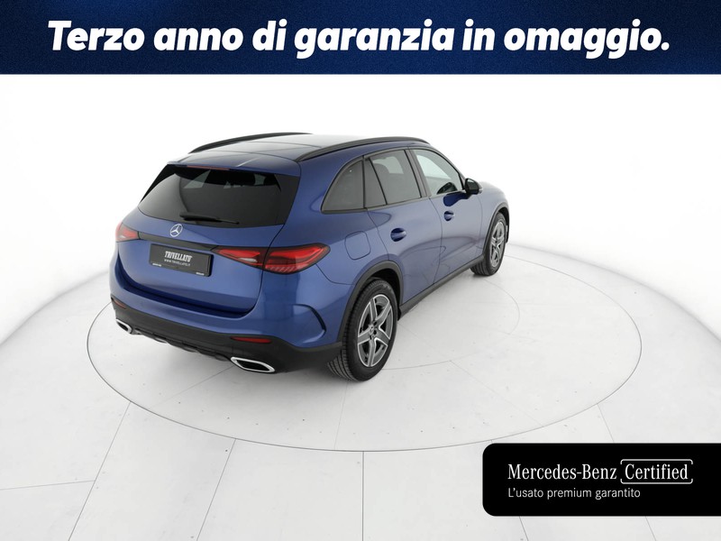 Mercedes GLC 220 d amg line advanced plus 4matic auto ibrido blu/azzurro