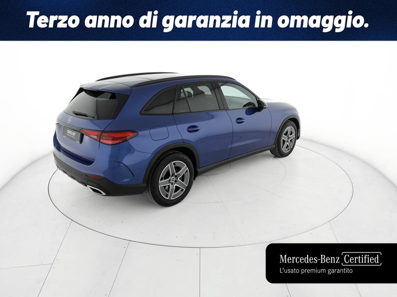 Mercedes GLC 220 d amg line advanced plus 4matic auto ibrido blu/azzurro