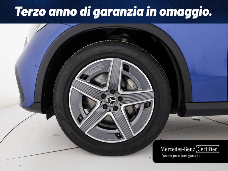 Mercedes GLC 220 d amg line advanced plus 4matic auto ibrido blu/azzurro