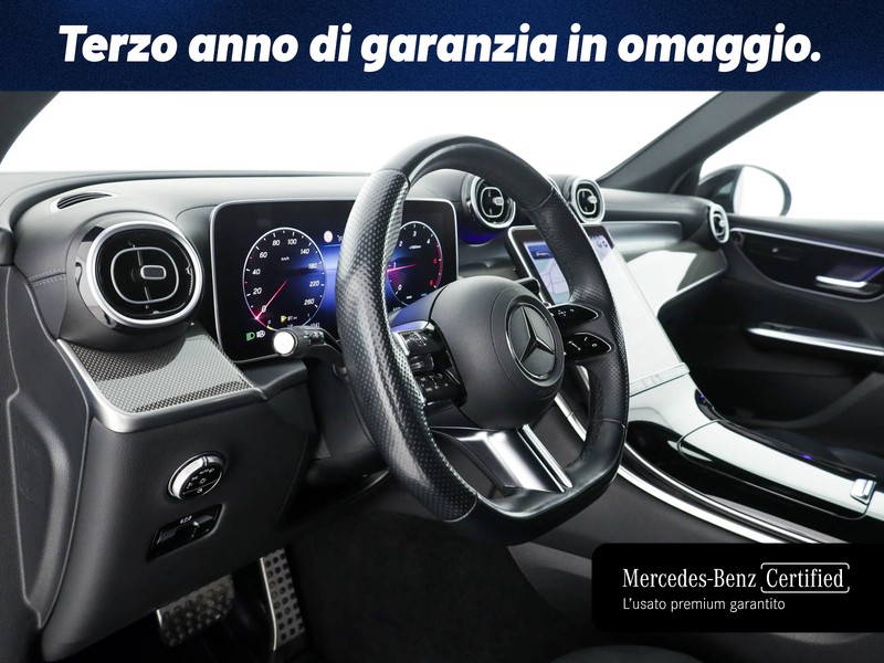 Mercedes GLC 220 d amg line advanced plus 4matic auto ibrido blu/azzurro
