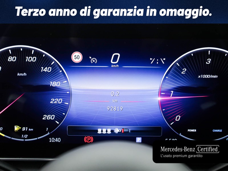 Mercedes GLC 220 d amg line advanced plus 4matic auto ibrido blu/azzurro