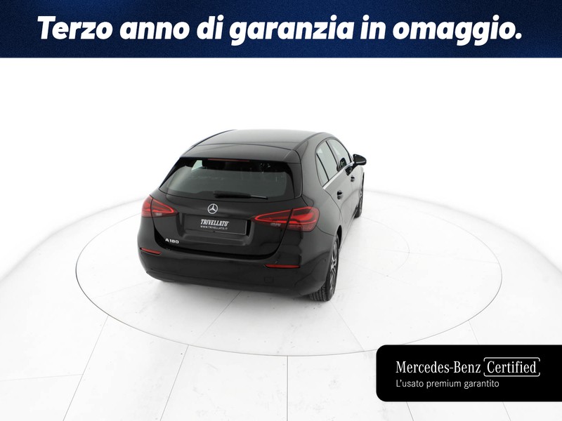 Mercedes Classe A 180 advanced auto ibrido nero