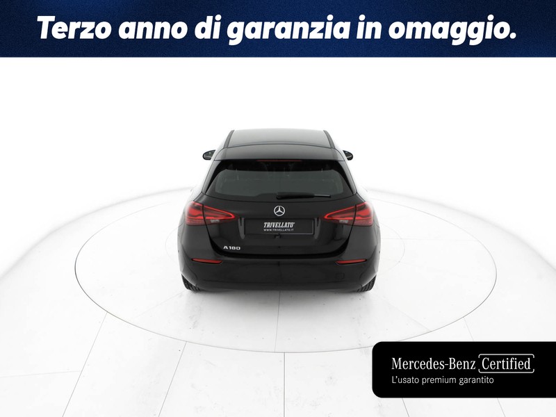 Mercedes Classe A 180 advanced auto ibrido nero