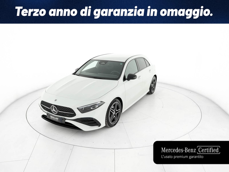 Mercedes Classe A 200 d amg line advanced plus auto diesel bianco