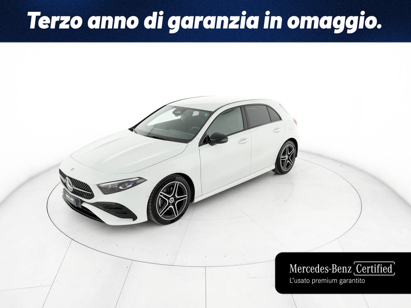 Mercedes Classe A 200 d amg line advanced plus auto diesel bianco