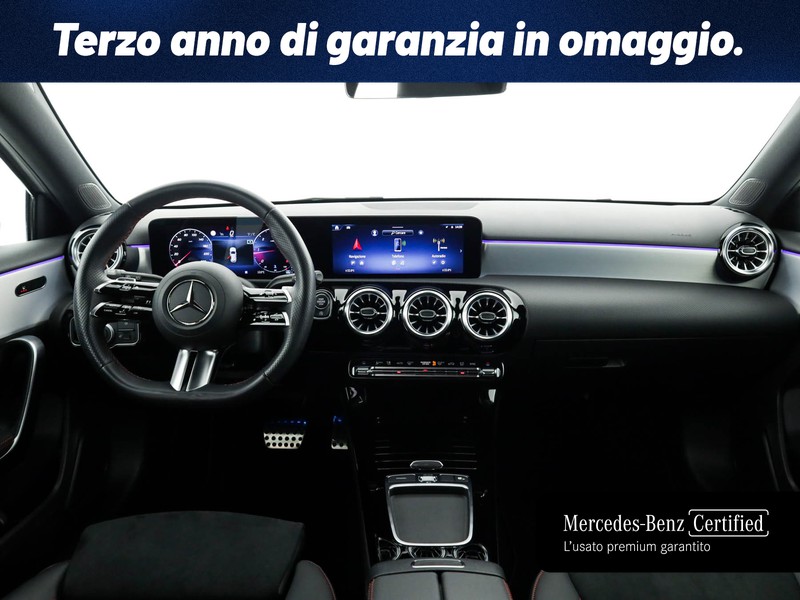 Mercedes Classe A 200 d amg line advanced plus auto diesel bianco