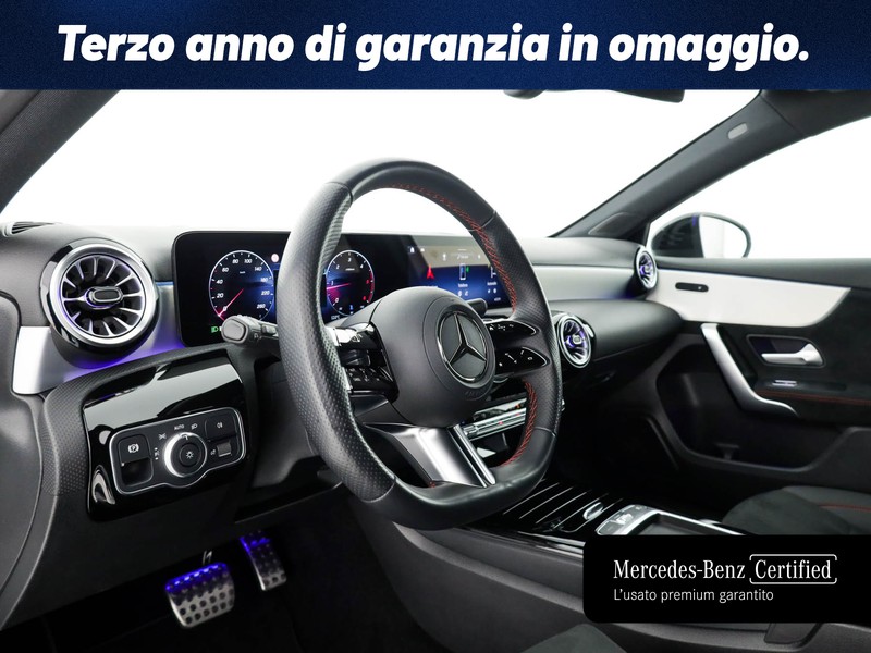 Mercedes Classe A 200 d amg line advanced plus auto diesel bianco