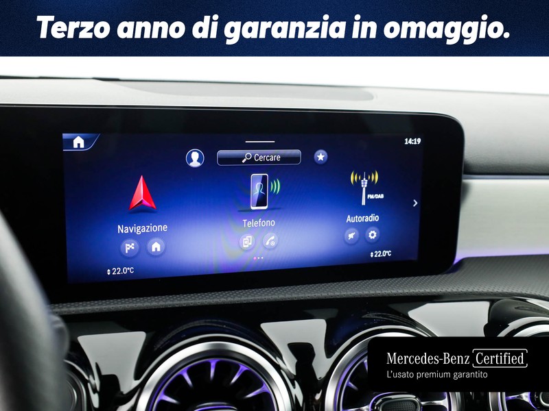 Mercedes Classe A 200 d amg line advanced plus auto diesel bianco