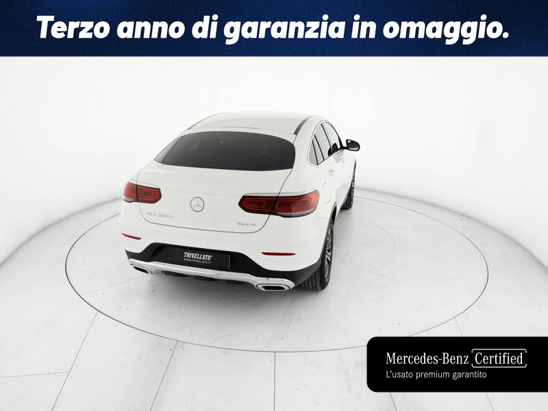 Mercedes GLC Coupè coupe 200 d business 4matic auto diesel bianco