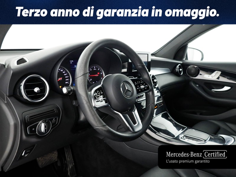 Mercedes GLC Coupè coupe 200 d business 4matic auto diesel bianco