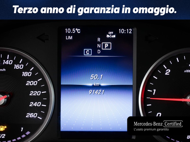 Mercedes GLC Coupè coupe 200 d business 4matic auto diesel bianco