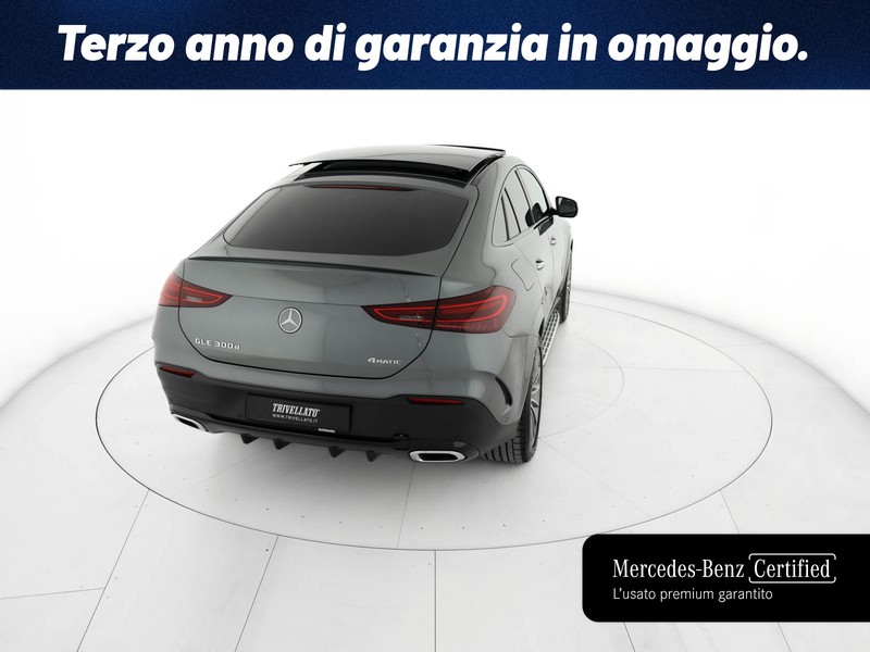 Mercedes GLE Coupè gle coupe 300 d amg line premium 4matic auto ibrido argento