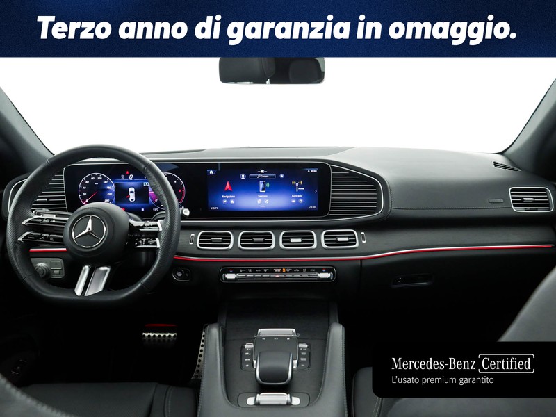 Mercedes GLE Coupè gle coupe 300 d amg line premium 4matic auto ibrido argento