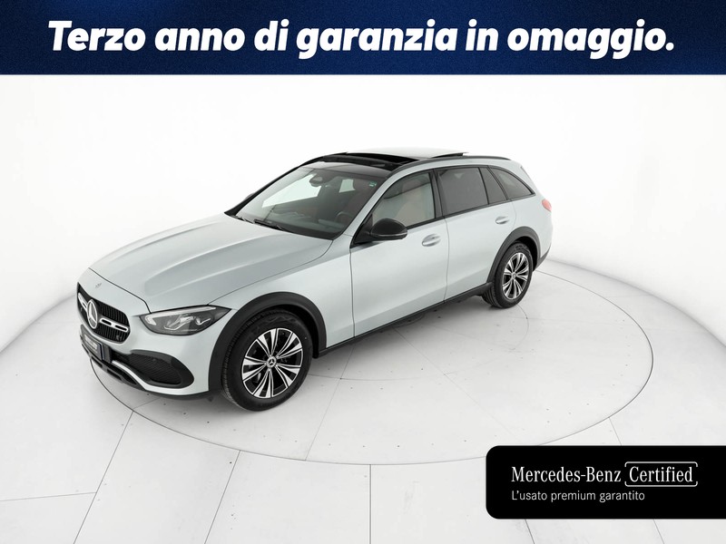 Mercedes Classe C SW sw all-terrain 220 d mhev premium 4matic auto ibrido argento