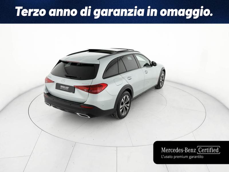 Mercedes Classe C SW sw all-terrain 220 d mhev premium 4matic auto ibrido argento